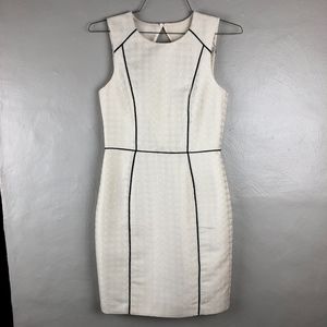 H&M Sleeveless Houndstooth Career Sheath Dress